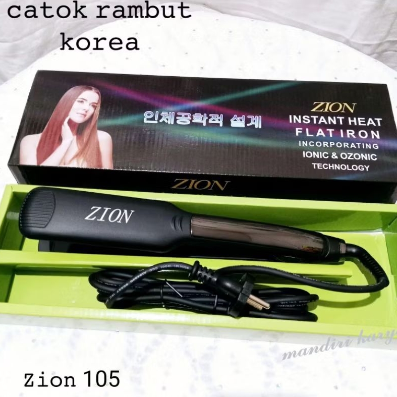 Catok rambut salon zion suhu 230 C digital/catok rambut lonic & Ozonic catok korea original