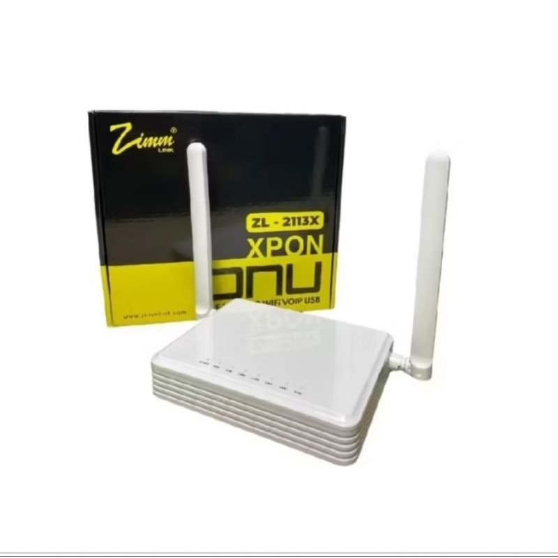 ZIMMLINK XPON ONU  ZL-2113X ; 1GE 3FE 2,4G Wifi VOIP USB