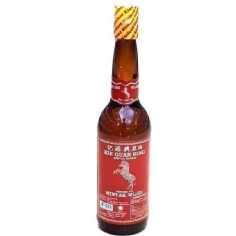 

Minyak wijen Kie Guan Hing cap kuda / sesame oil 600 ml