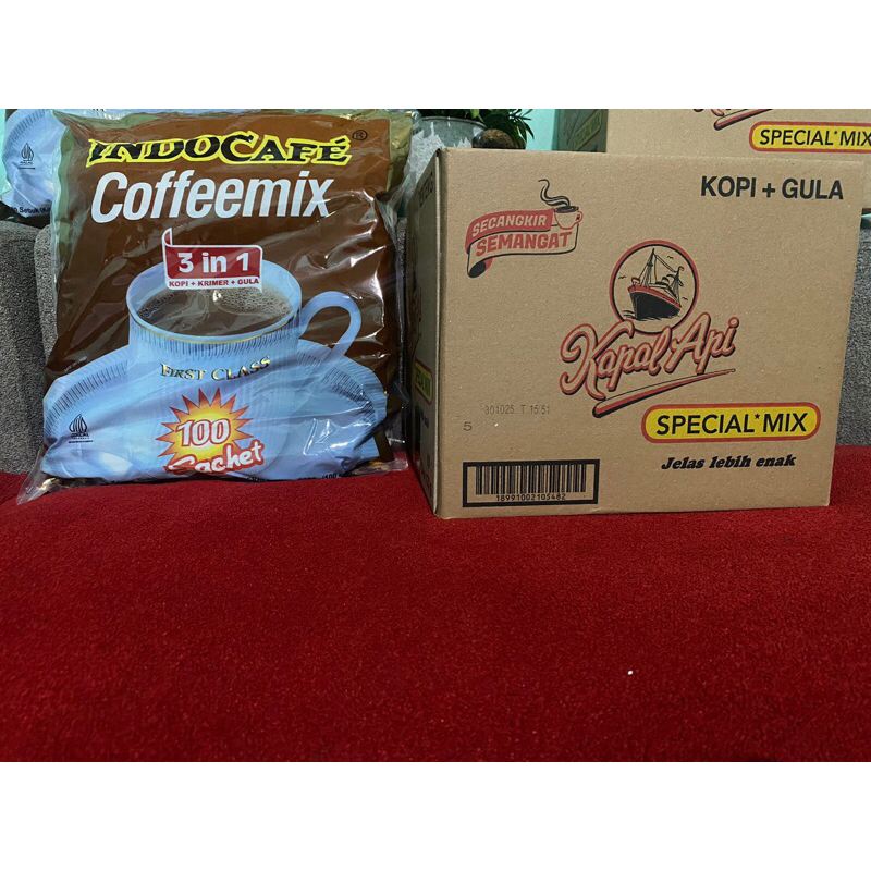 

aneka kopi kapal api spesial mix 1dus atau indocafe coffeemix 1bag