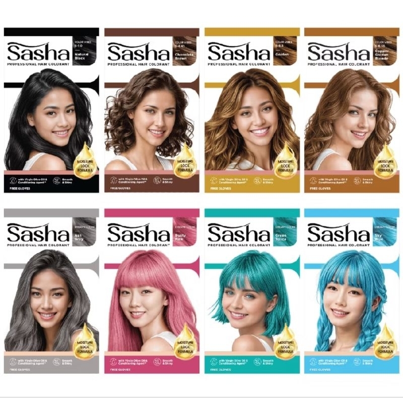 Sasha Hair Color Pewarna Rambut Sasha