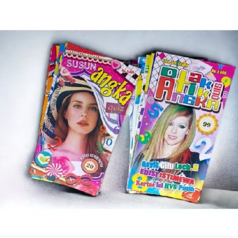 10pcs teka teki silang angka panjang