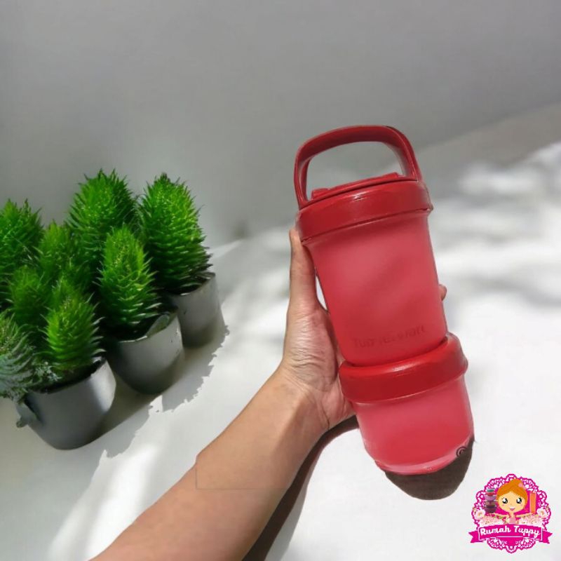 Promo Wadah Tempat Makanan Kue Snack Cemilan Sayur Twist n Snack Tupperware Tuppy Murah