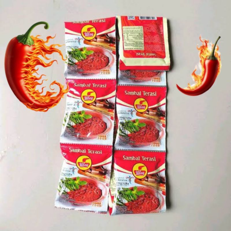 

SAMBAL TERASI ULEG PEDAS 10 SACHET