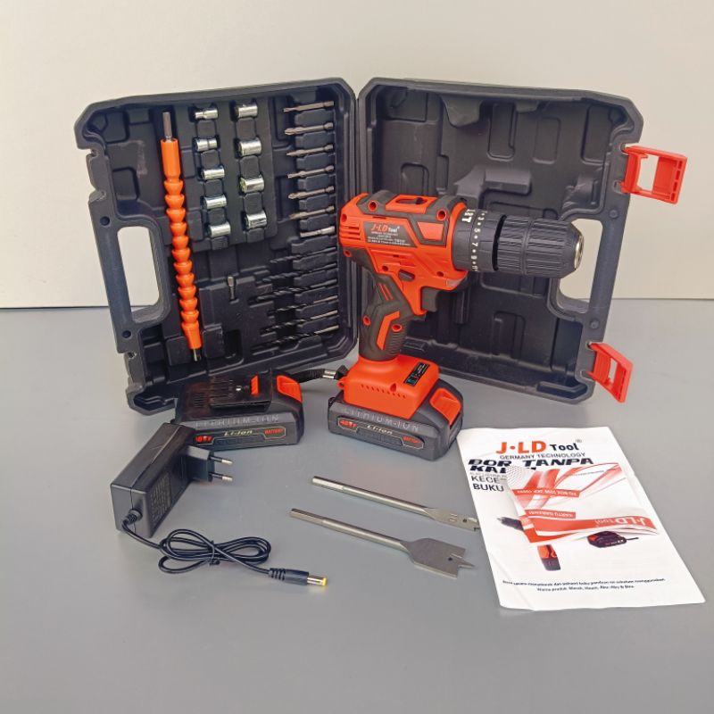 JLD TOOL.BOR CAS 13MM 48VF BRUSLESS 2 BATERAI