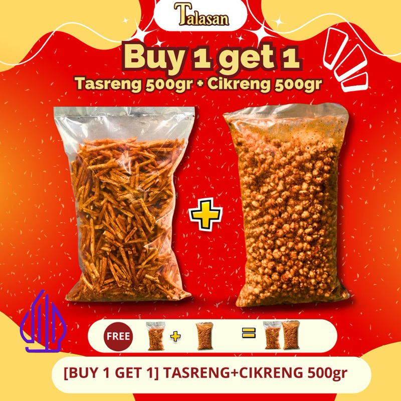 

{BUY 1 GET 1} TASRENG 500 GRAM + CIKRENG 500 GRAM