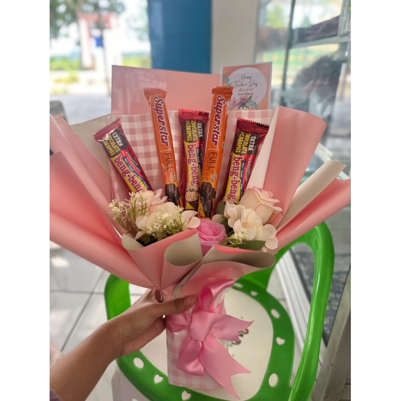 

Buket jajan/buket snack