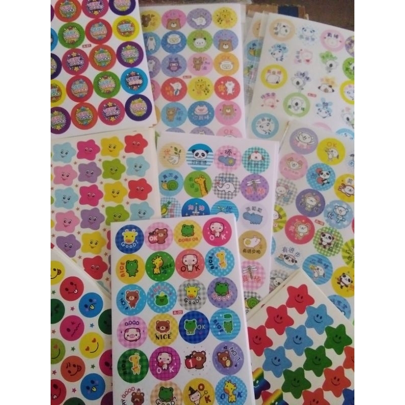 

sticker reward deco stiker mainan anak