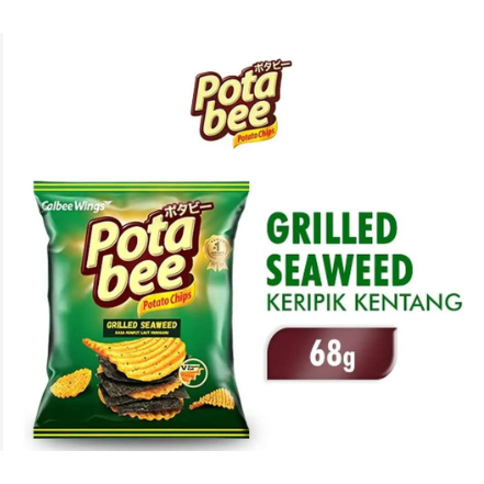 

Potabee Snack Potato Chips Seaweed 68G