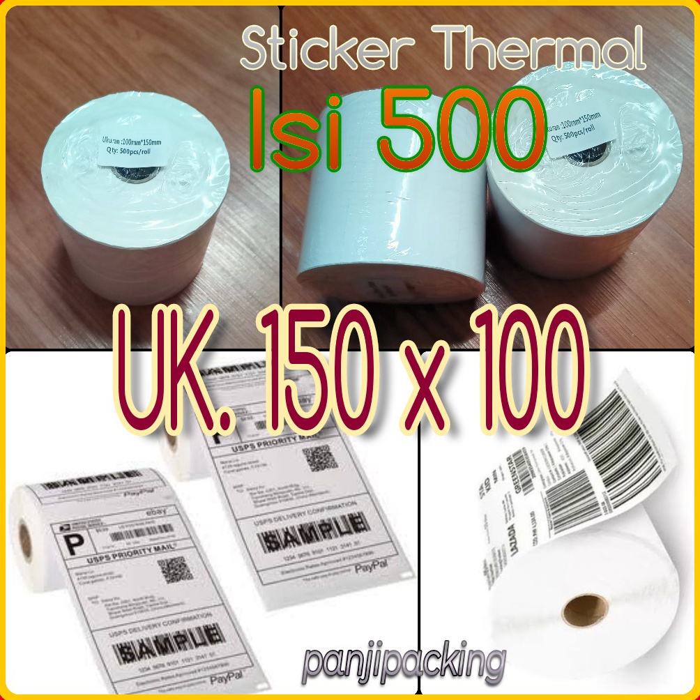 

KODE K74I LABEL BARCODE STIKER 1X15 isi 5 lbr KERTAS STICKER DIRECT THERMAL