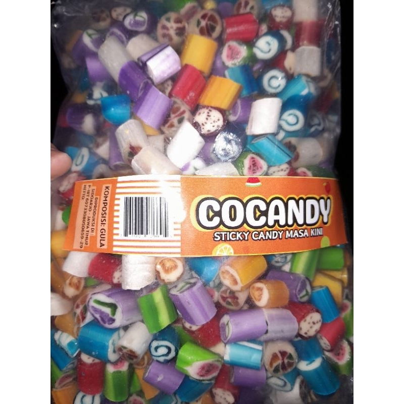 

permen viral sticky candy mix 500 gram permen stik motif grade A