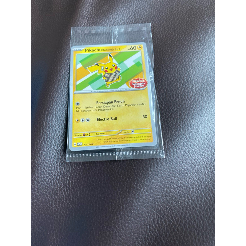 kartu pikachu batik