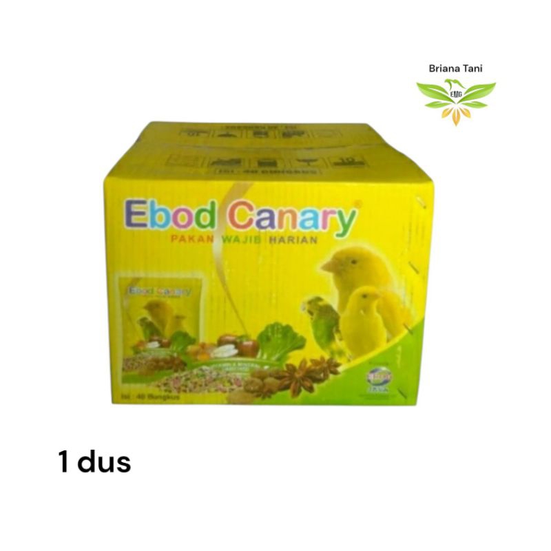 ￼Pakan Burung Ebod Canary 1 dus 40pcs
