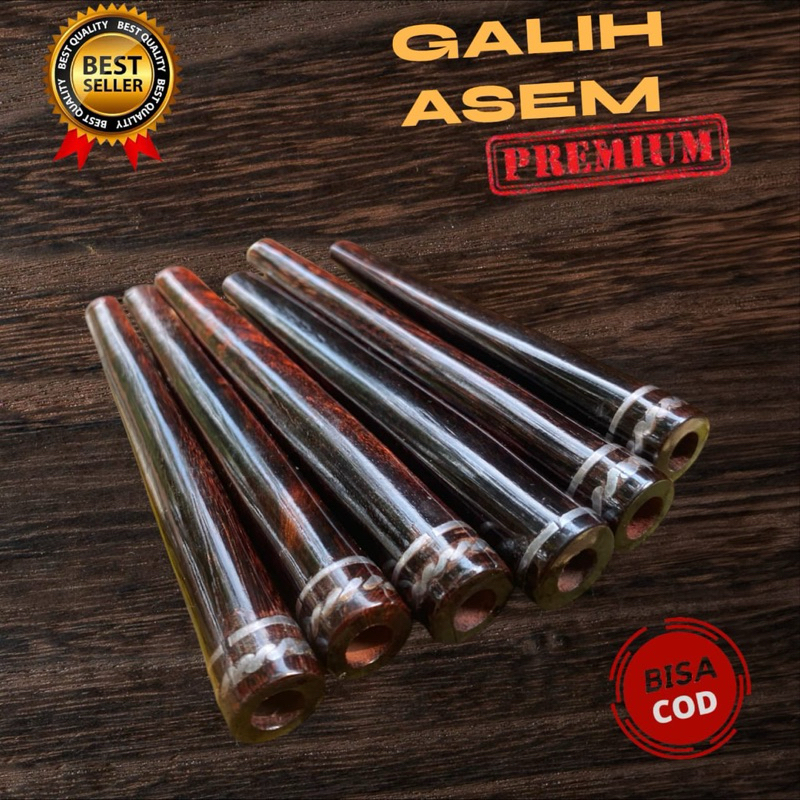 Piparokok dari bahan kayu galih asem tua warna hitam pekat original 100%