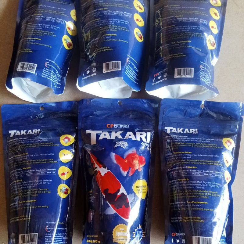 makanan ikan takari