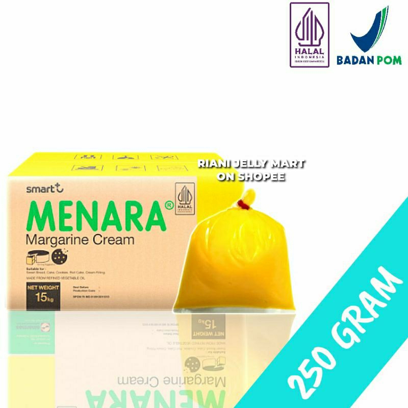 

Menara Margarin Cream Repack 250gr