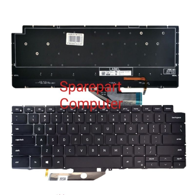 Keyboard Dell XPS 13 7390 2 in 1 Backlight