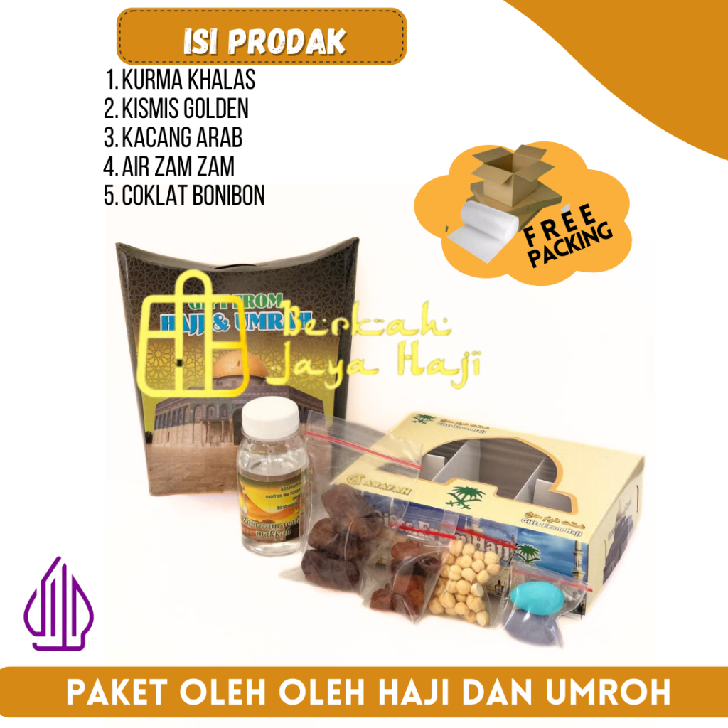 

Paket oleh oleh haji dan umroh/Pahe + Bonibon