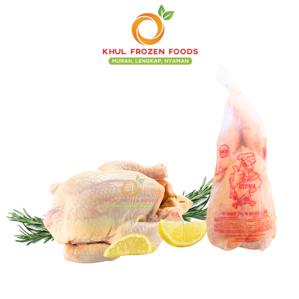 

Ayam Beku Utuh uk 1.3 KG/ SRU/ Ayam potong/ Ayam frozen/ Ayam tanpa jeroan
