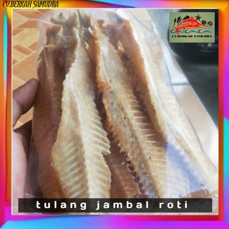 

TULANG JAMBAL ROTI/ TULANG IKAN ASIN/per 1 bungkus