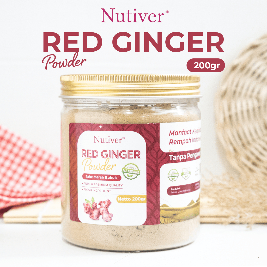 

NUTIVER Jahe Merah Bubuk Murni / Red Ginger Powder