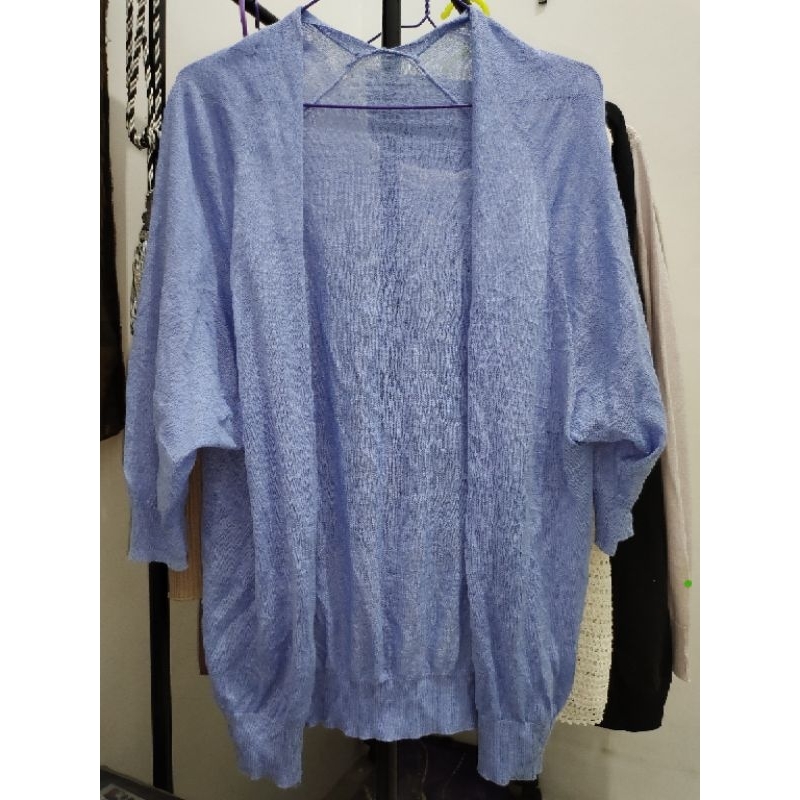 Outer biru muda Realpict (preloved)