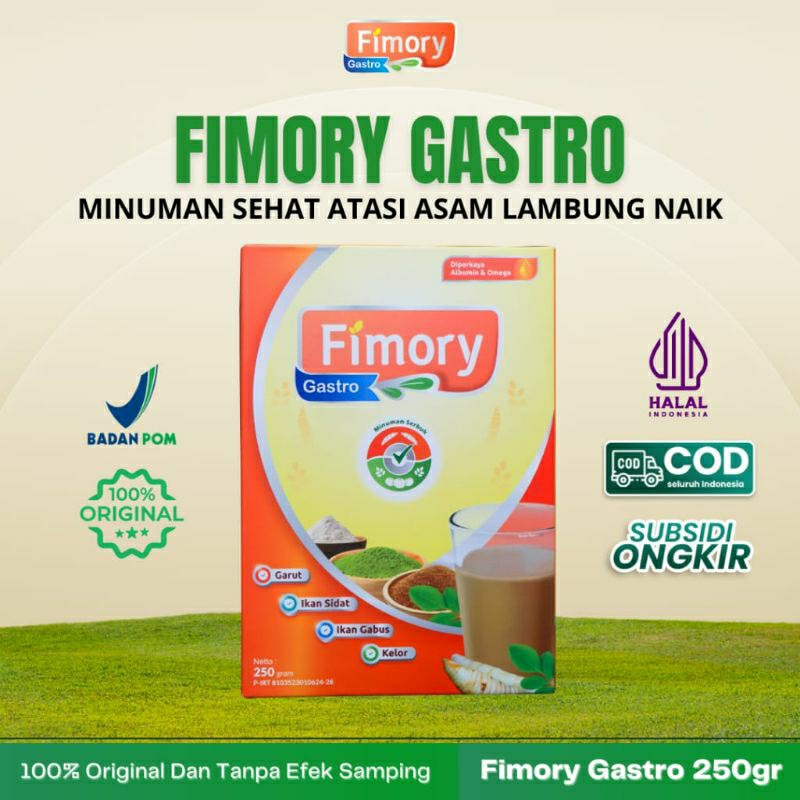

Original Fimory Gastro 250gr - Minuman Sehat Atasi Asam Lambung , Gerd & Maag Akut - BPOM
