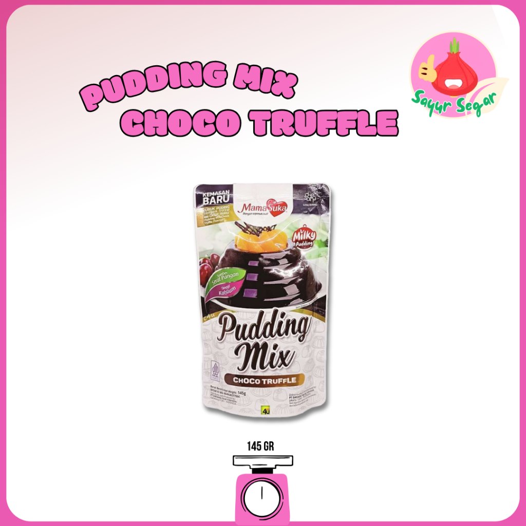 

Sayur Segar-MamaSuka Pudding Mix Choco Truffle/Pudding Mamasuka 145gr