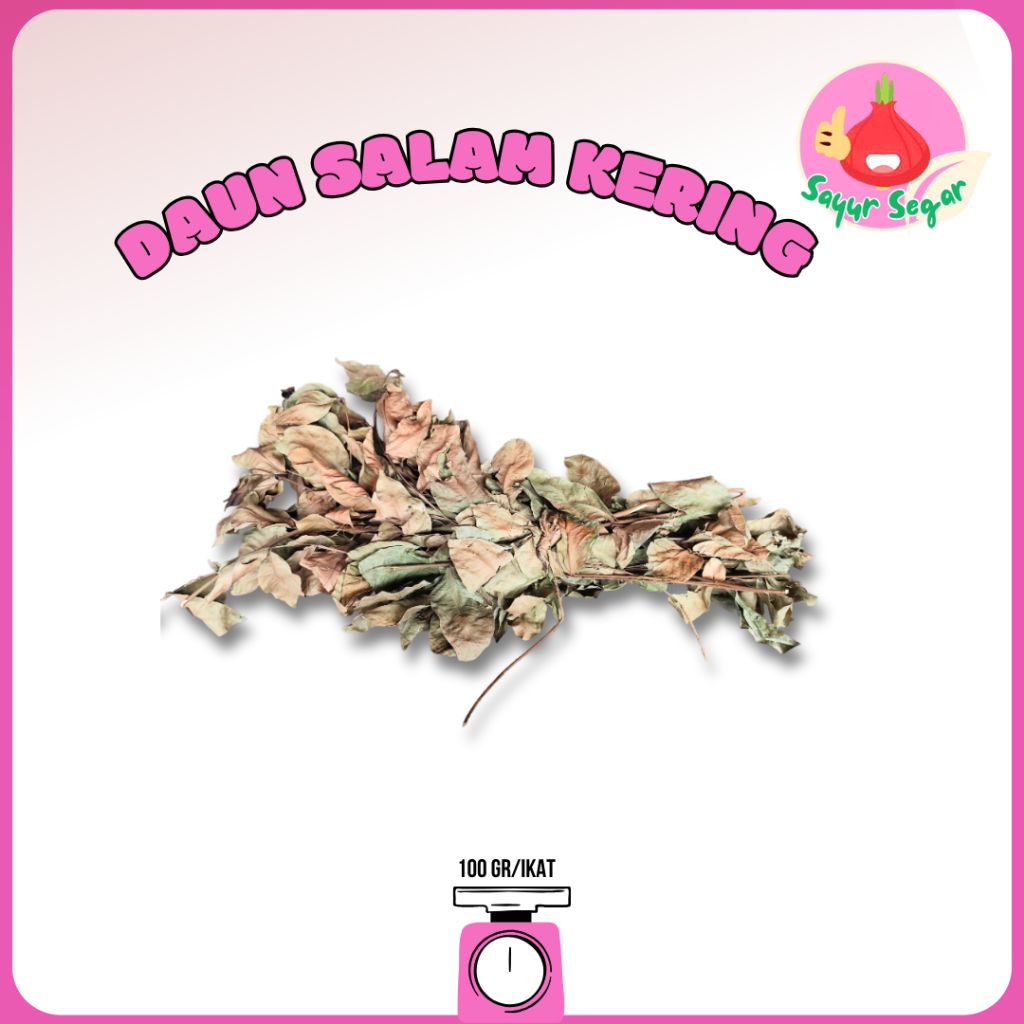 

Sayur Segar - Daun Salam Kering/Dried Bay Leaves 100 gr