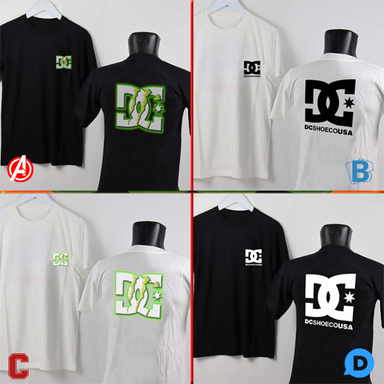 || READY & GA PERLU TANYA LANGSUNG ORDER AJA || Kaos DC Shoes Tshirt 100% Cotton | Size S M L XL XXL