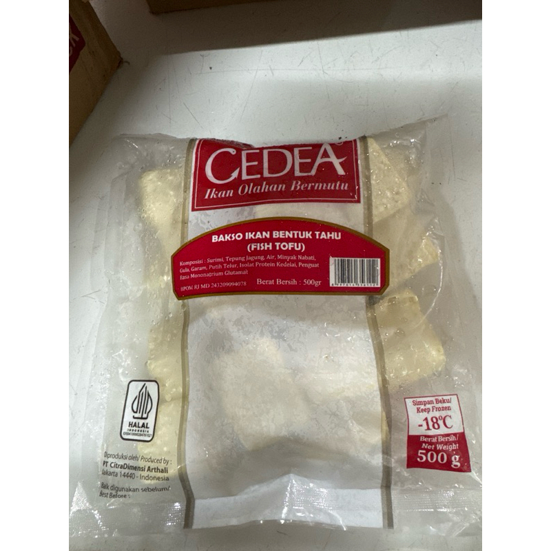 

CEDEAA BASO IKAN BENTUK TAHU