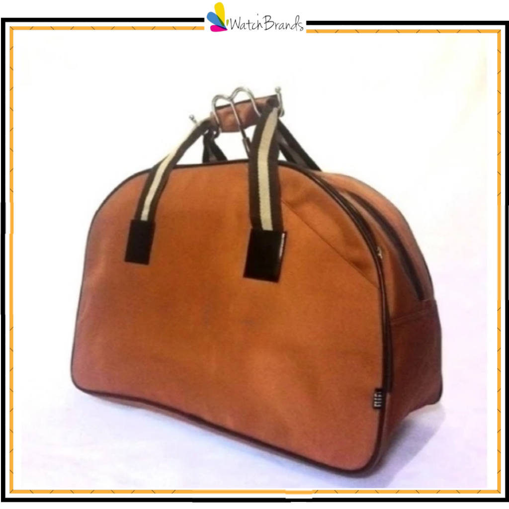 WBS TRAVEL BAG TAS KOPER JINJING PAKAIAN COKLAT MUDA BANYAK WARNA TF034