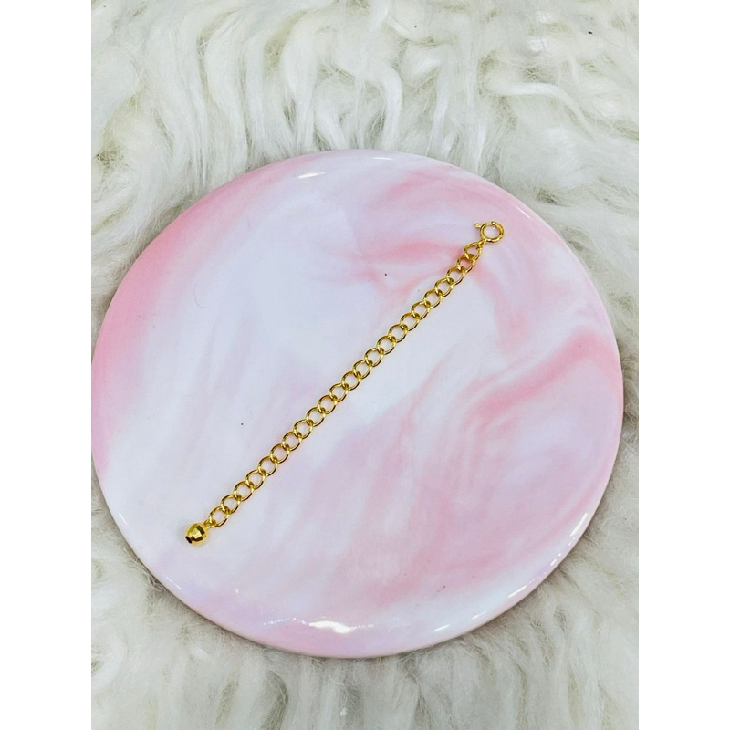 extension ring bulat tambahan kalung atau gelang emas asli kadar 700