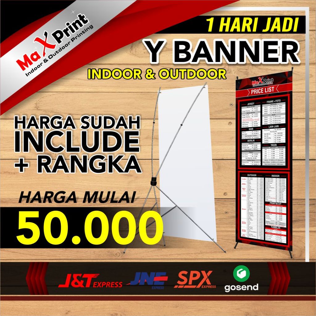 DIGITAL PRINTING / BANNER WISUDA / X BANNER / Y BANNER / SPANDUK / BALIHO / BANNER INDOOR OUTDOOR