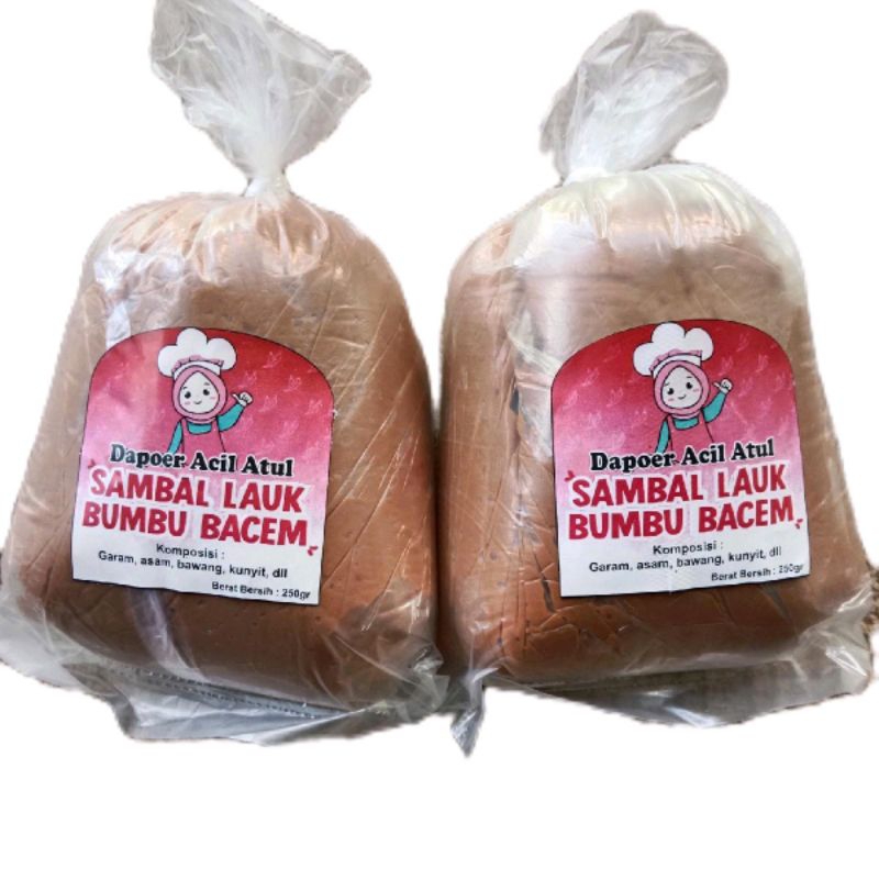 

DAPUR ACIL ATUL BUMBU BACEM MARINASI SERBA GUNA UNTUK LAUK IKAN TAHU TEMPAE DLL/ ACIL/ GOMOY