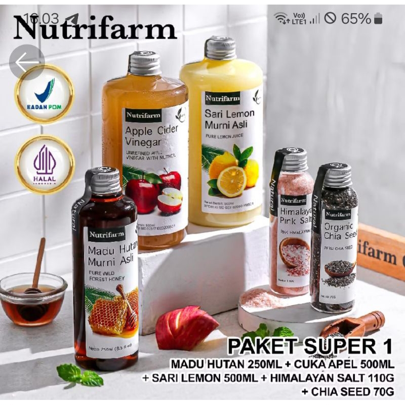 PAKET CUKA APEL ORIGINAL BY NUTRIFARM