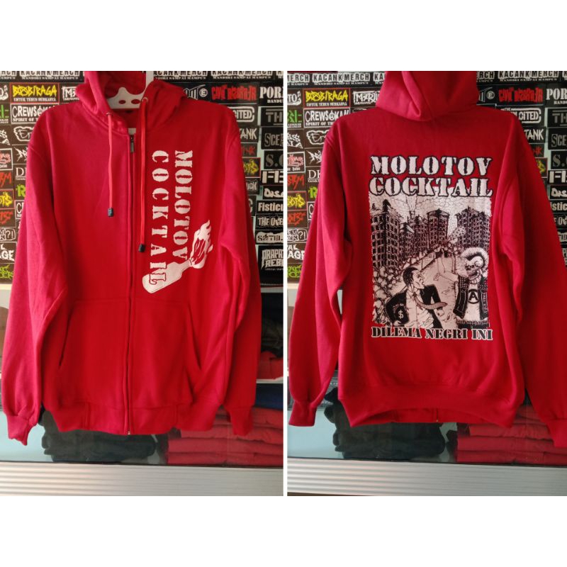 Sweater Band Punk Molotov cocktail