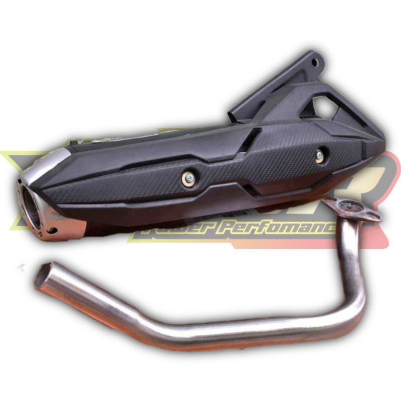 Knalpot Standard Racing F-HOR Matic Ngebas Copy Tcm Vario beat nmax pcx scopy mio Dll