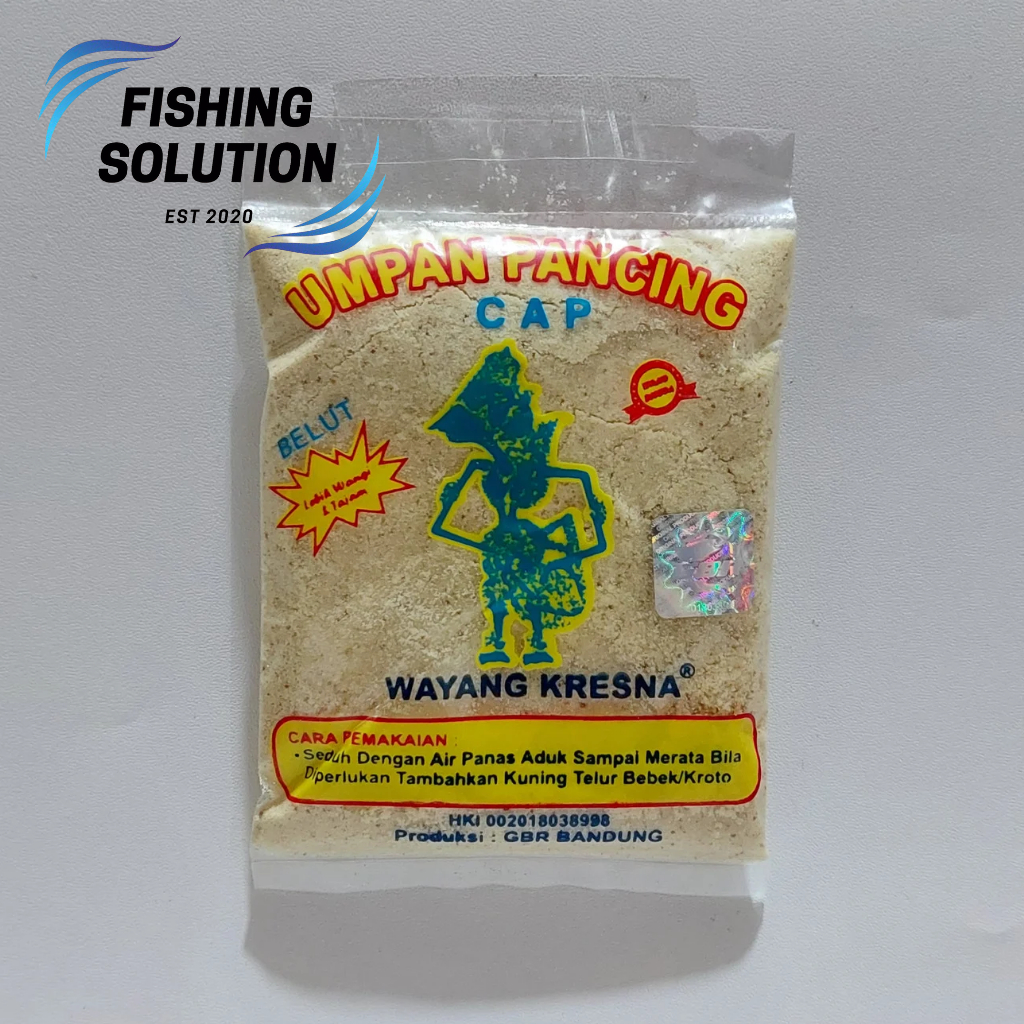 Umpan Pancing Cap Wayang Kresna Belut Putih GBR Bandung