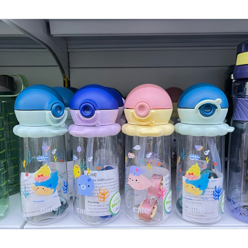 BOTOL MINUM ANAK 500ML SUPER PREMIUM/TUMBLER AIR MINUM ANAK TK PAUD FREE TALI/BOTOL AIR MINUM SUPER 
