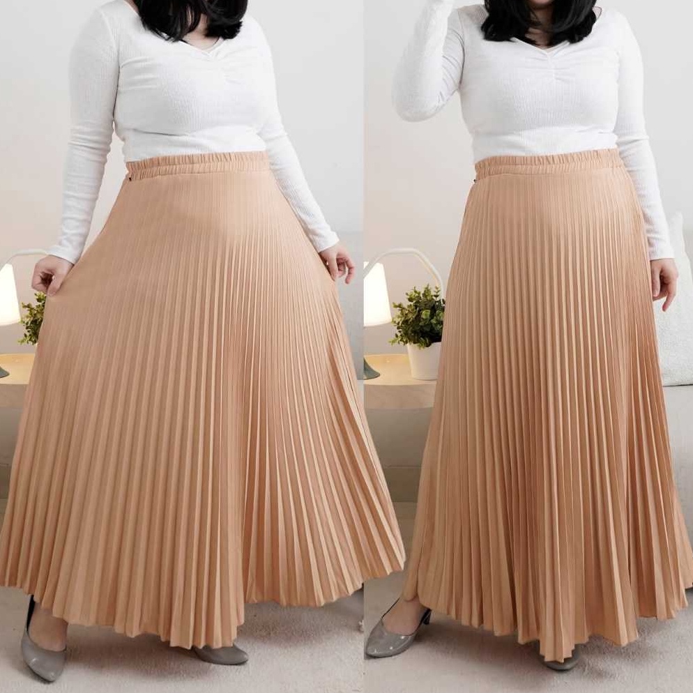 KODE A29V Rok Plisket Payung Jumbo  Rok Payung Jumbo  Rok Payung  Rok Jumbo