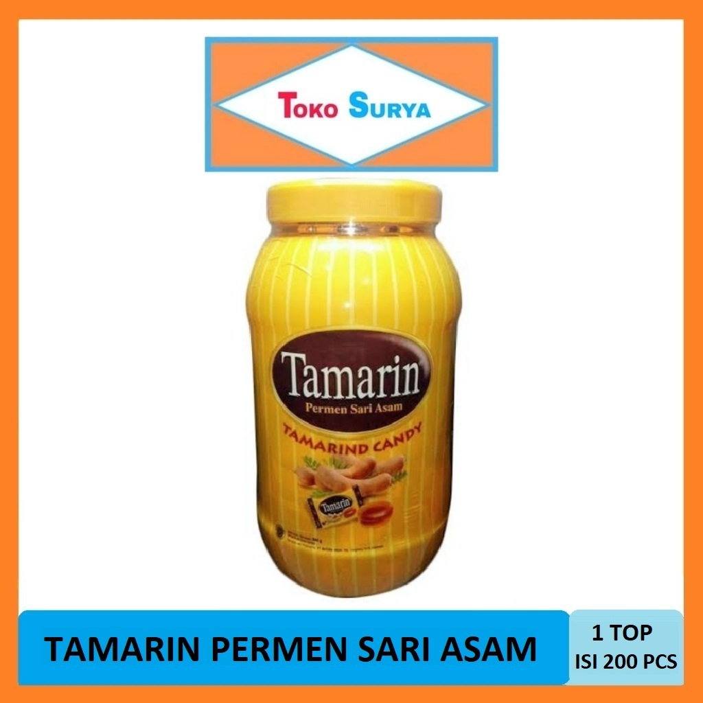 

Tamarin Permen Sari Asam Tamarind Candy Toples 540 Gr