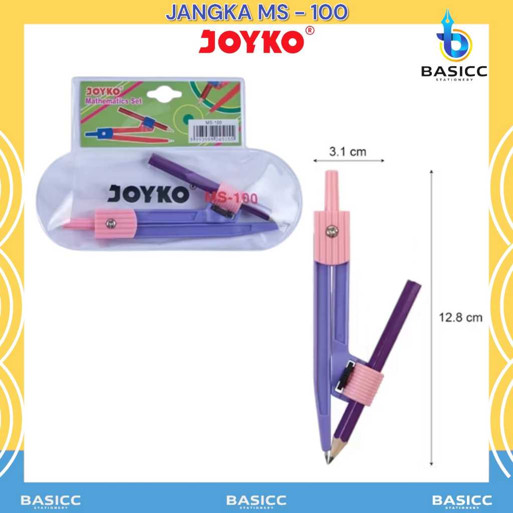 

Joyko Math Set Jangka Pensil MS-100 | @ 1 Pcs
