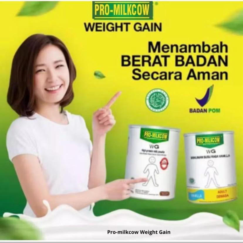 

WEIGHT GAIN Pro-milkcow susu penambah berat badan susu penggemuk anak dewasa ampuh cepat super weight gain (fast)Terbaik Ampuh & Akurat