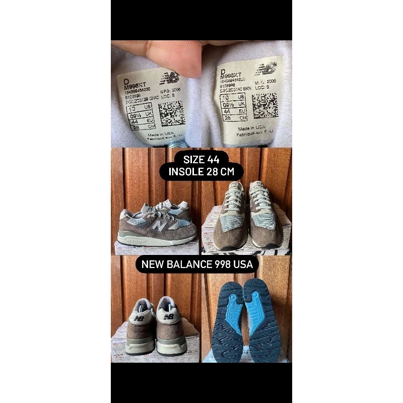 New Balance 998 usa second