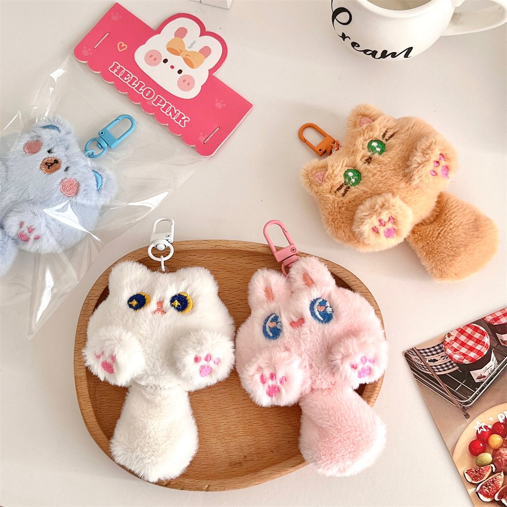 Keychain Cartoon Cat Doll/ Gantungan Kunci Boneka Lucu Tas Ganci - Little Moou