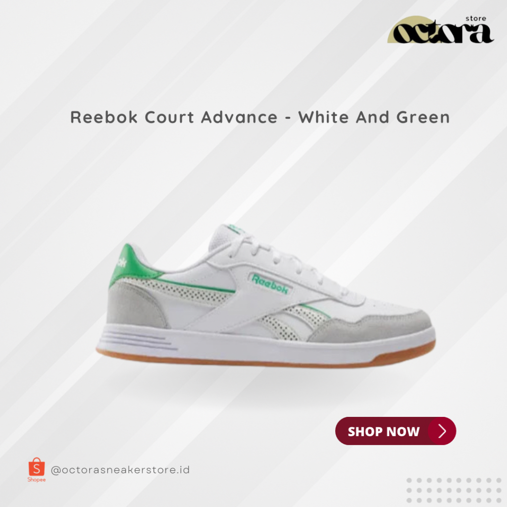 Reebok Court Advance White Green / Reebok Sneakers Original