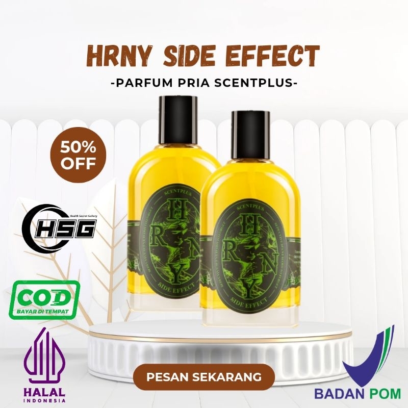 Parfum HRNY Side Effect Original 100% - Parfum Pria Tahan Lama Aroma Wangi Elegant
