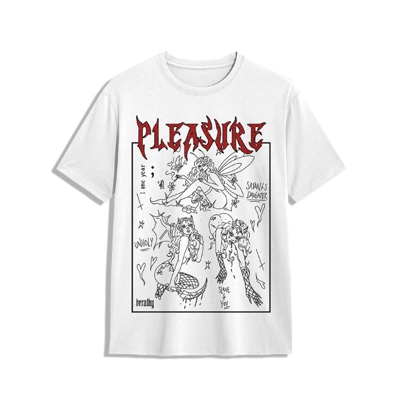 Tshirt Pleasure White Lasthead