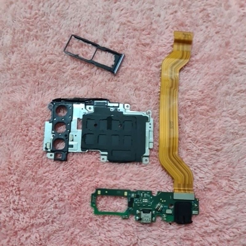 PERANGKAT SEPAREPART VIVO Y20 Y20S Y12S  TUTUP MESIN PAPAN FLEXIBLE CAS SATU SET SIMTRAY ORIGINAL CO